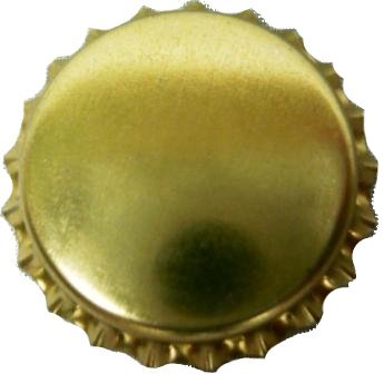 Bottle Caps Gold 100