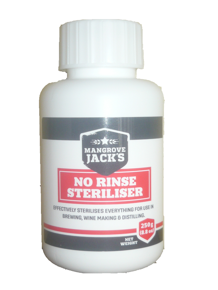 No rinse sterilizer - Mangrove Jacks 250g Bottle