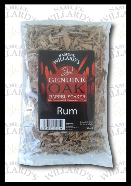 Willards Genuine Oak Barrel Soakers Rum 100gr