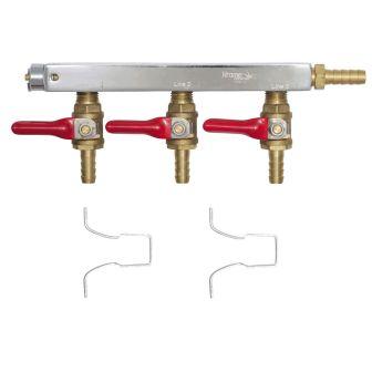4 Way Gas Manifold (Gas Splitter)
