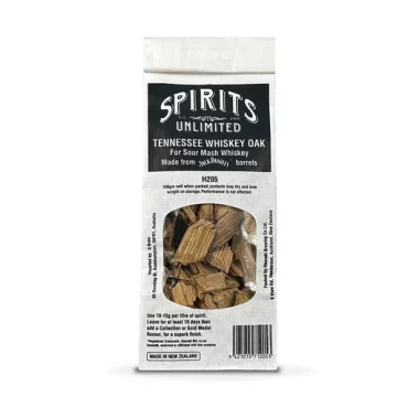 Homebrew Supplies 5 Tennessee Whiskey Oak (made from Genuine Bourbon barrels) 100g - Spirits Unlimited