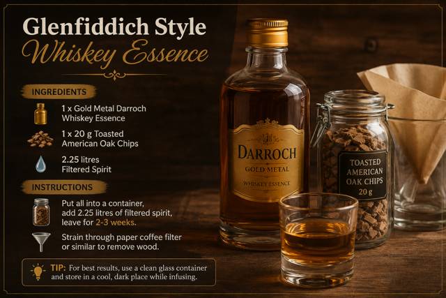 Recipe Pack - Genfiddich style Whiskey. 1