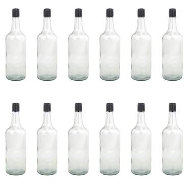 12 x1125ml Glass Spirit Bottles