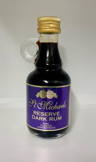 St Michaels Reserve dark rum - Gold Medal