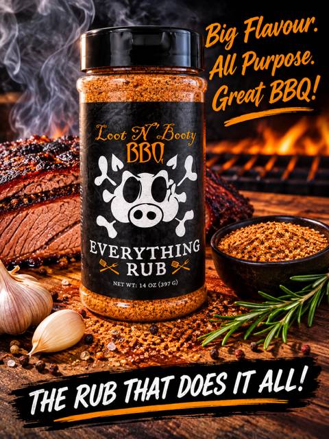 Loot N’ Booty BBQ - Everything Rub 397g 1 Loot N’ Booty BBQ - Everything Rub 397g