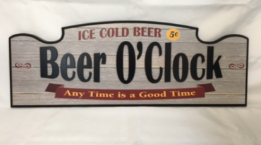 Wall Hanger - 'Beer O'clock'