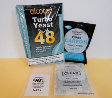 Yeast/Clear/Carbon Bundle - Alcotec 48hr Turbo