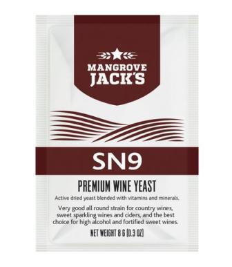 SN9 Wine Yeast 8g - Mangrove Jacks (General Purpose Yeast)