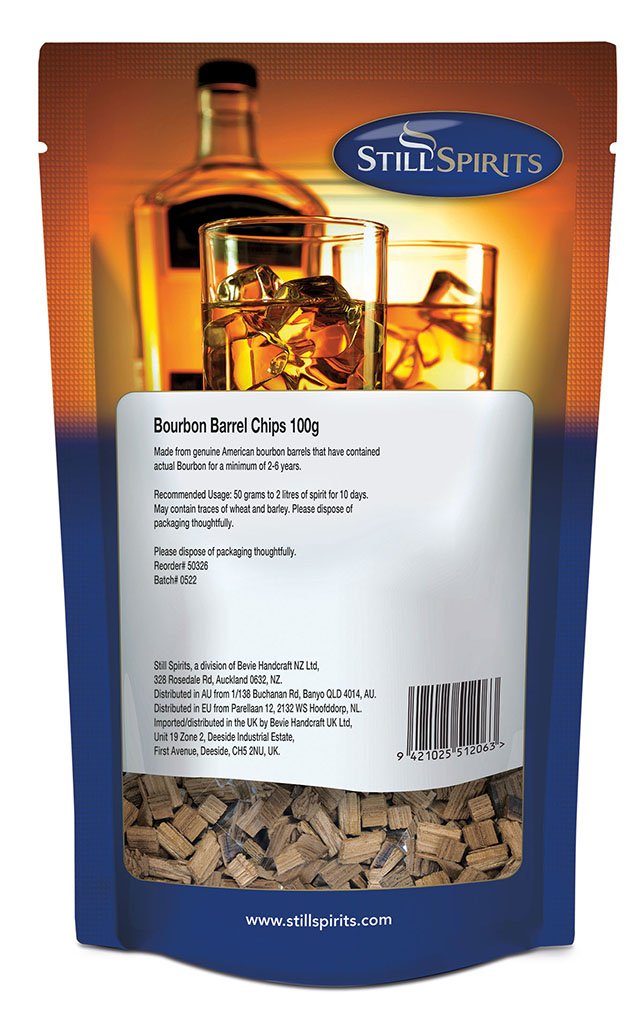 Bourbon Barrel Chips 100g - Still Spirits 1 Bourbon Barrel Chips 100g - Still Spirits