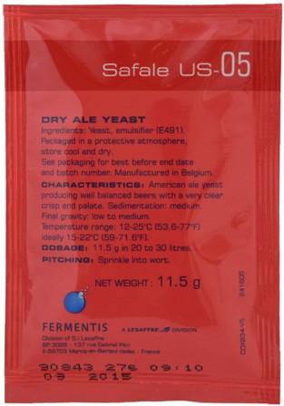 Safale US-05 Beer Yeast